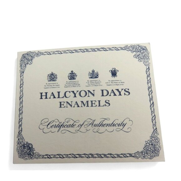 HALCYON DAYS Enamel Queen Elizabeth II And Prince Philip 50th Wedding Anniversar - Picture 9 of 10